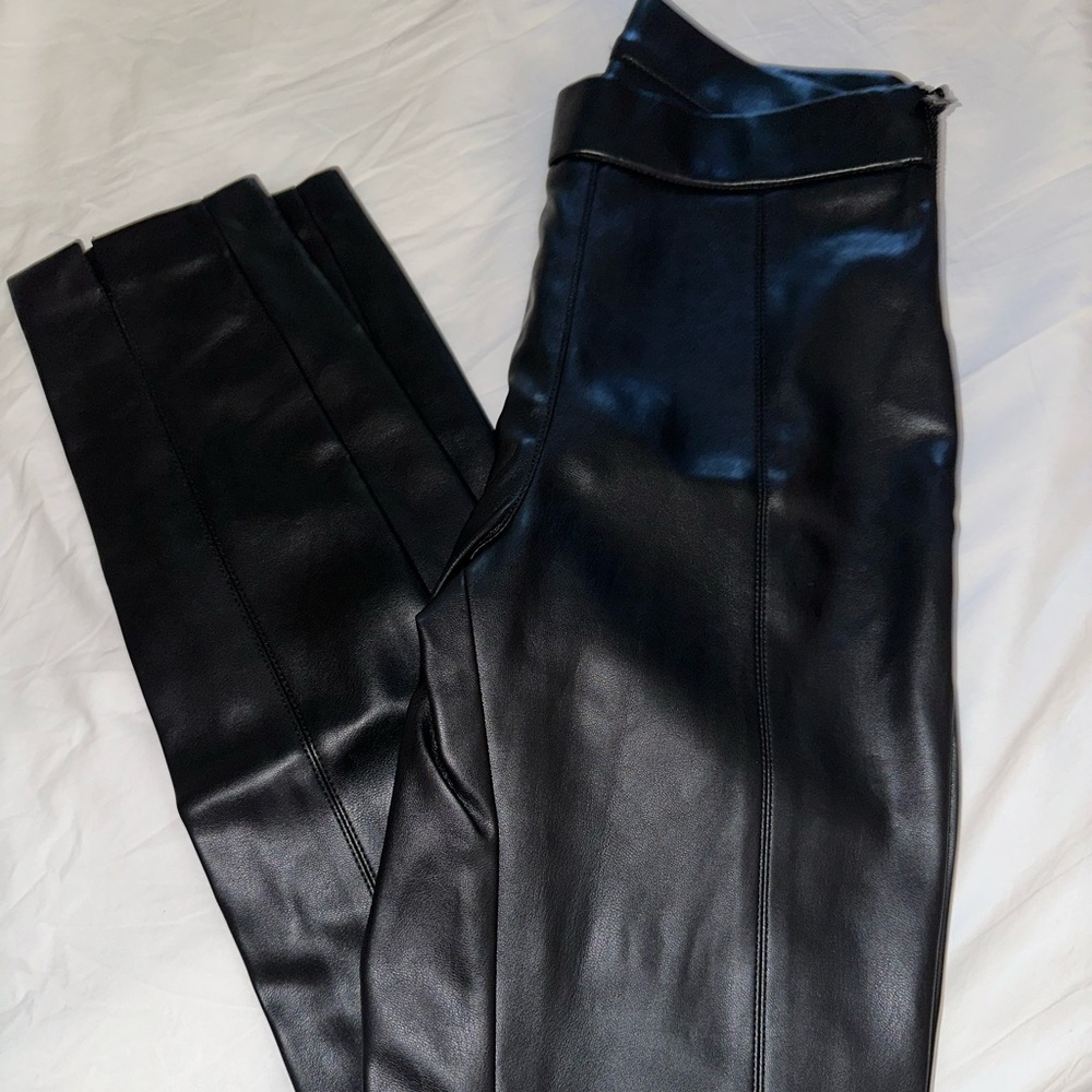 Zara leather pants